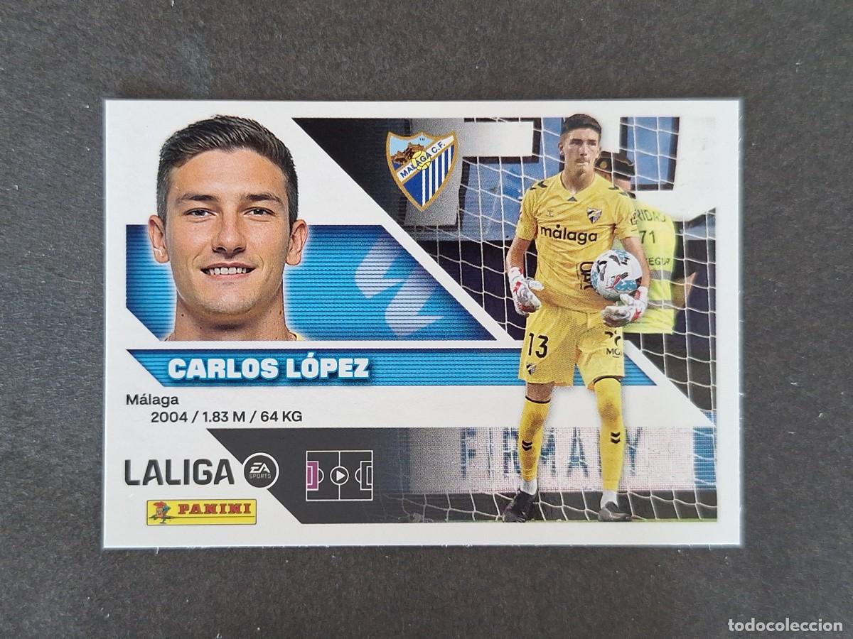 Cromos de f&uacute;tbol: L1 CARLOS LOPEZ MALAGA C. F. LIGA ESTE 2026 2027 26 27 NUNCA PEGADO SIN PEGAR