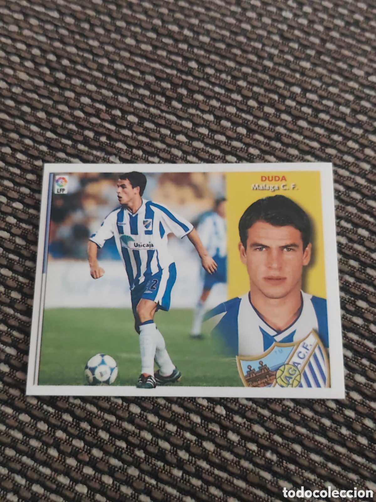 Cromos de f&uacute;tbol: BAJA DUDA M&Aacute;LAGA EDICIONES ESTE 2002 2003