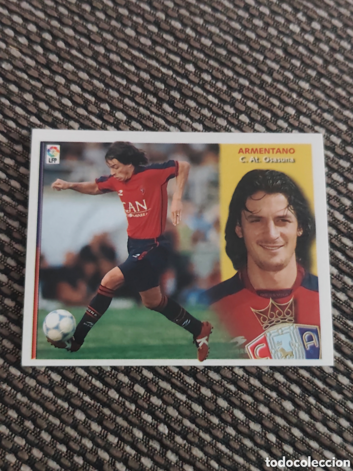 Cromos de f&uacute;tbol: BAJA ARMENTANO OSASUNA EDICIONES ESTE 2002 2003