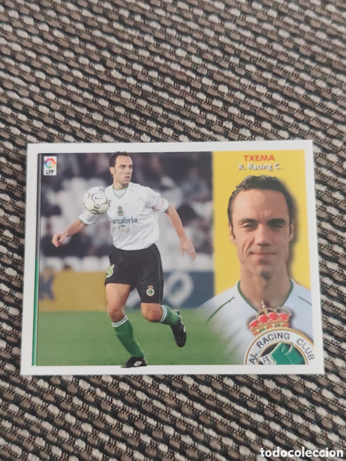 Cromos de f&uacute;tbol: BAJA TXEMA RACING SANTANDER EDICIONES ESTE 2002 2003