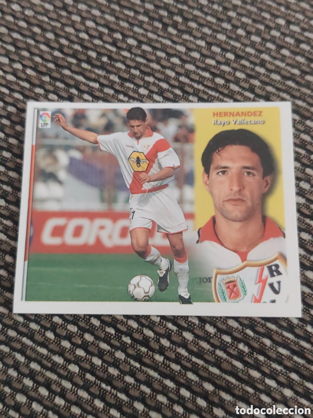 Cromos de f&uacute;tbol: BAJA HERN&Aacute;NDEZ RAYO VALLECANO EDICIONES ESTE 2002 2003
