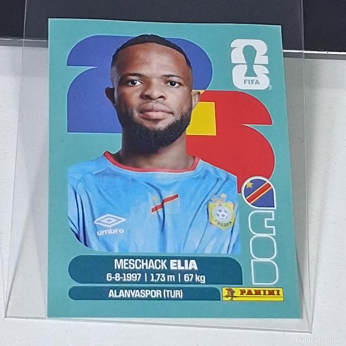 Cromos de f&uacute;tbol: B59 COD 15 COD15 MESCHACK ELIA CONGO COD MUNDIAL FIFA WORLD CUP 2026 STICKER PANINI