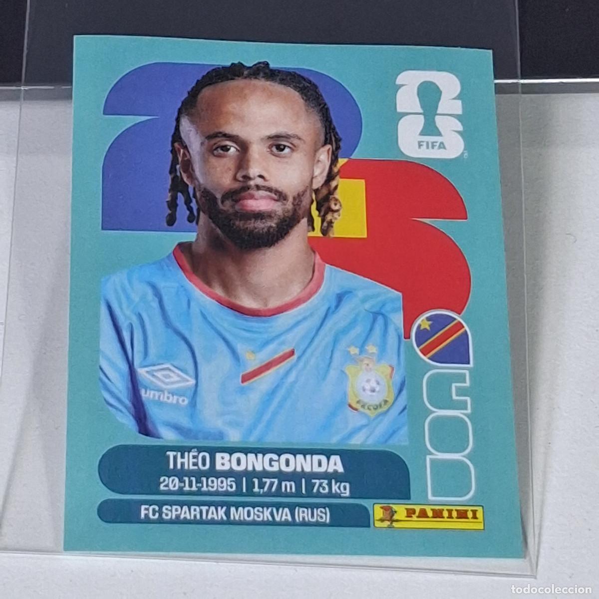 Cromos de f&uacute;tbol: B59 COD 14 COD14 THEO BONGONDA REPUBLICA CONGO MUNDIAL FIFA WORLD CUP 2026 STICKER PANINI