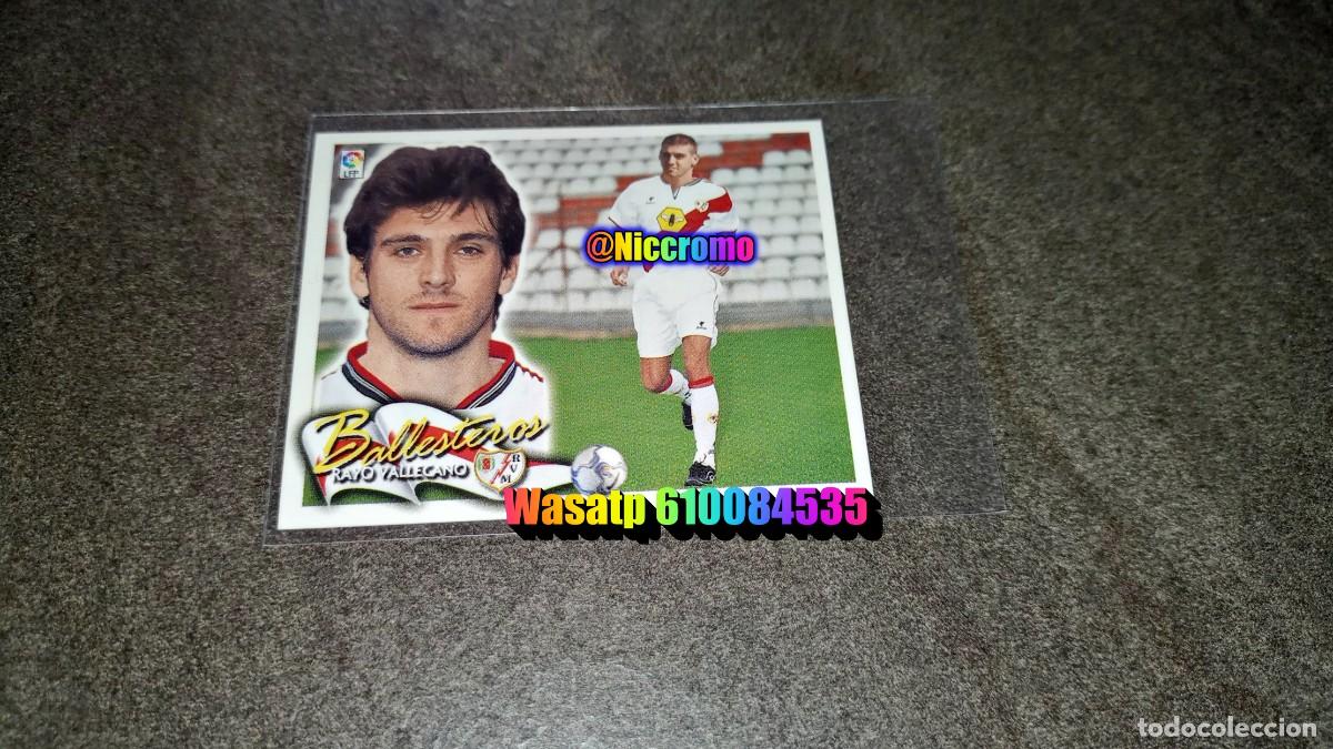 Cromos de Futebol: ballesteros rayo vallecano liga 2002 2001 fichaje n&ordm; 36 ediciones este nuevo sin pegar niccromo