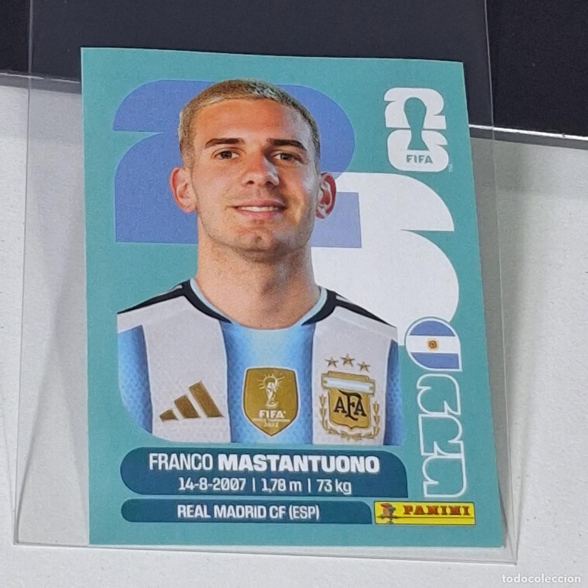 Cromos de Futebol: B59 ARG15 FRANCO MASTANTUONO ARG 15 ARGENTINA ARG MUNDIAL FIFA WORLD CUP 2026 STICKER PANINI