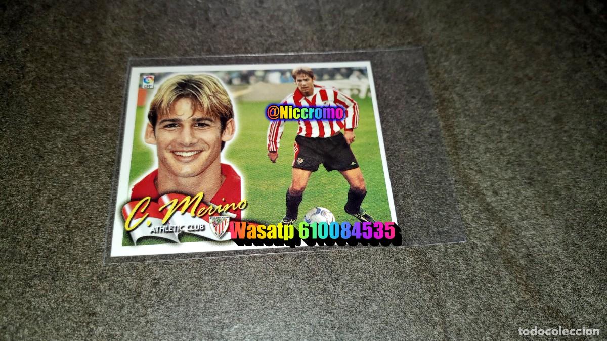 Cromos de Futebol: carlos merino ath bilbao liga 2002 2001 fichaje n&ordm; 23 ediciones este nuevo sin pegar niccromo