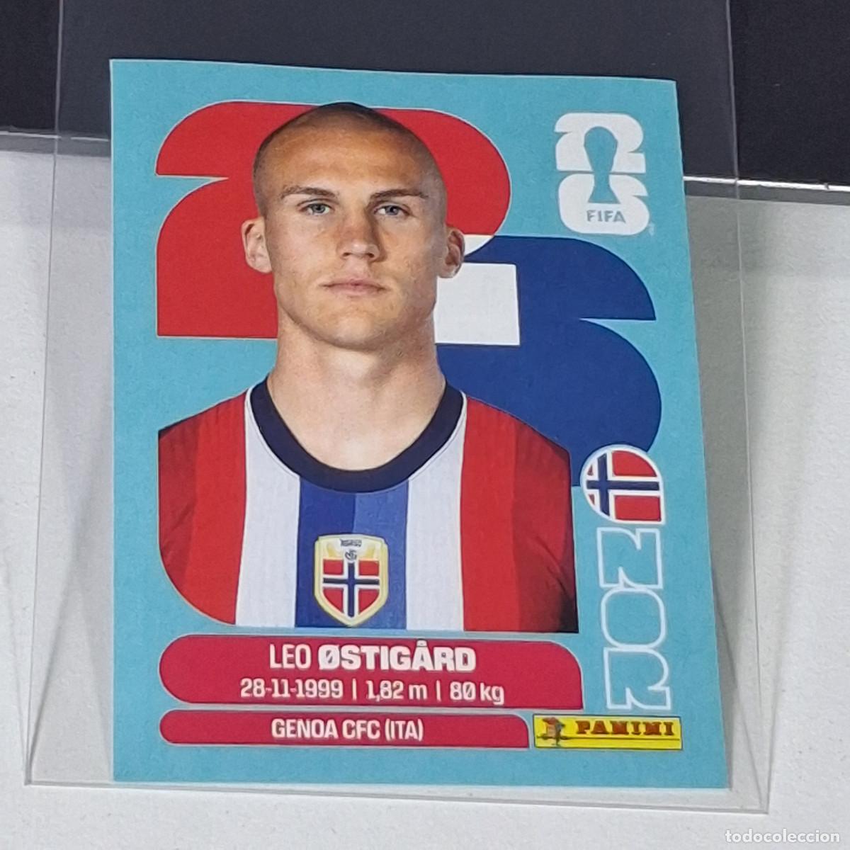 Cromos de f&uacute;tbol: B59 NOR 4 NOR4 LEO OSTIGARD NORUEGA NORWAY NOR MUNDIAL FIFA WORLD CUP 2026 STICKER PANINI