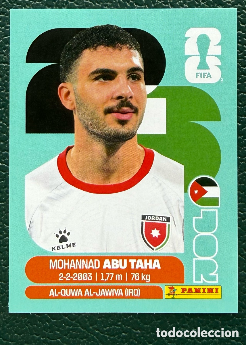Cromos de f&uacute;tbol: JOR 12 / JOR12 MOHANNAD ABU TAHA JORDANIA CROMOS ALBUM FIFA WORLD CUP MUNDIAL 2026 PANINI