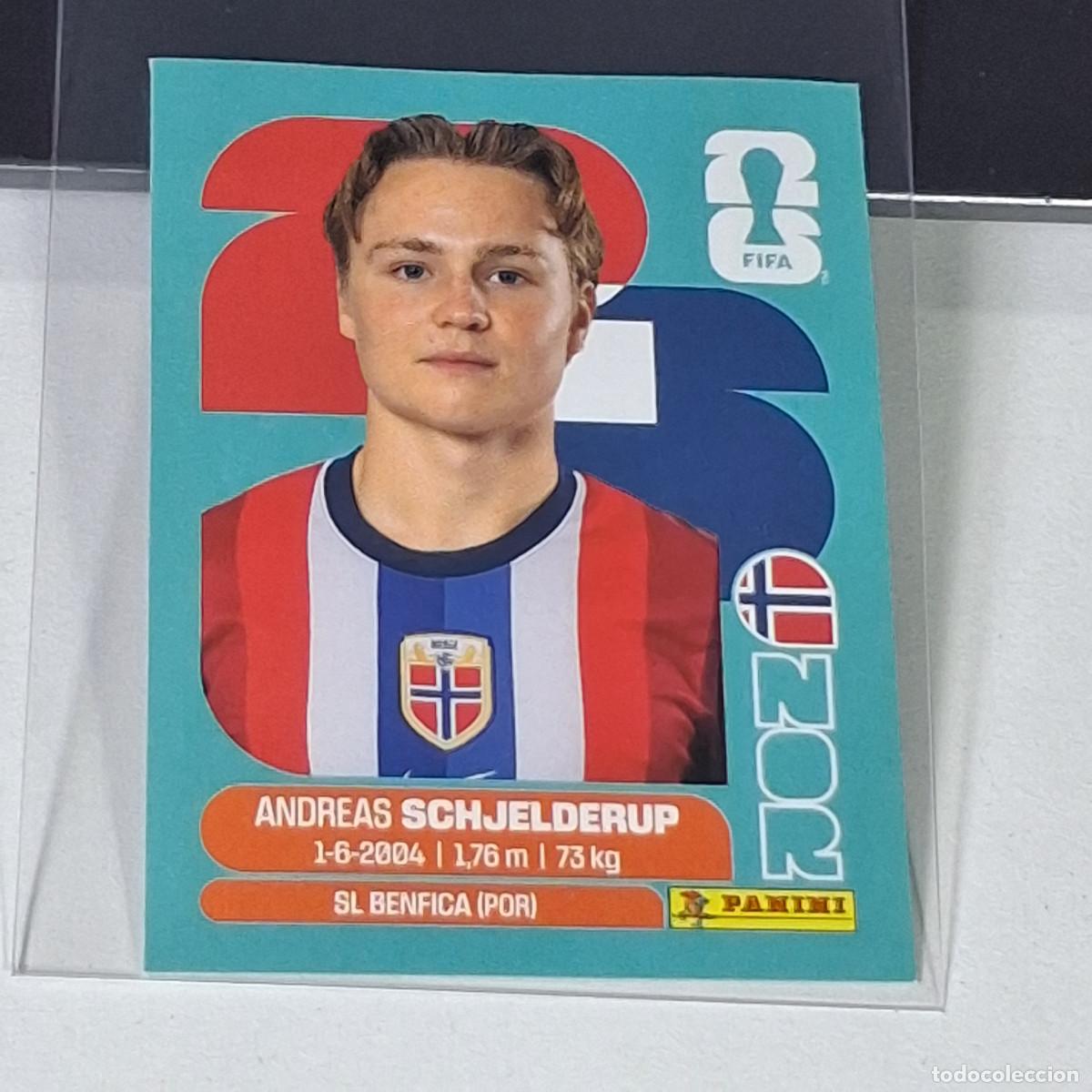 Cromos de f&uacute;tbol: B59 NOR12 ANDREAS SCHJELDERUP 12 NORUEGA NORWAY NOR MUNDIAL FIFA WORLD CUP 2026 STICKER PANINI