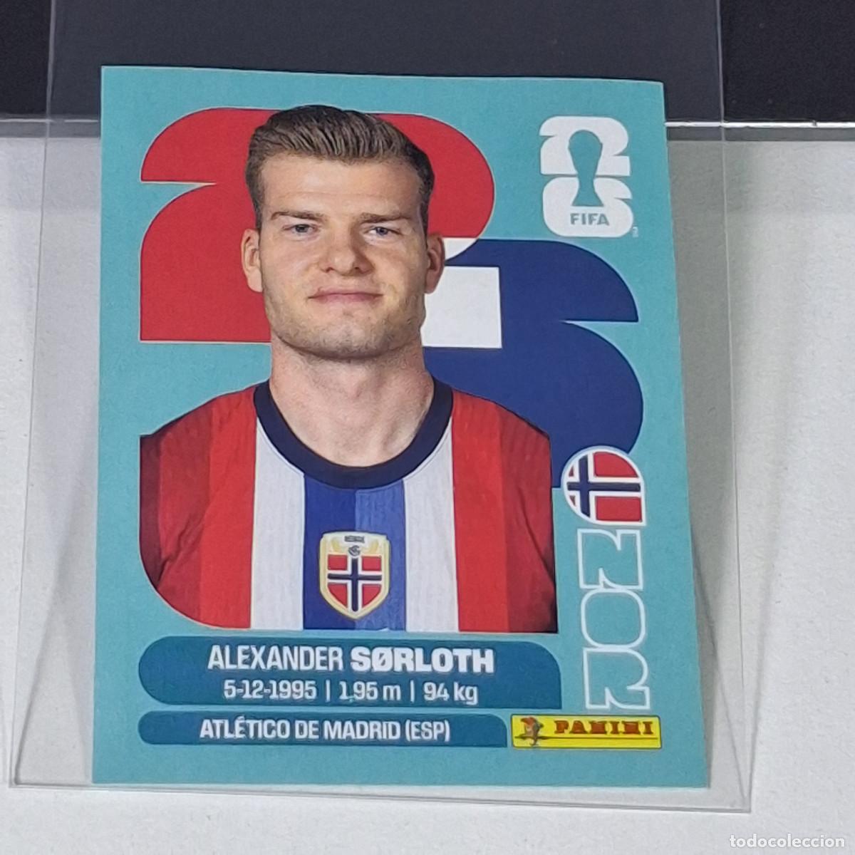 Cromos de f&uacute;tbol: B59 NOR 16 NOR16 ALEXANDER S&Oslash;RLOTH NORUEGA NORWAY NOR MUNDIAL FIFA WORLD CUP 2026 STICKER PANINI