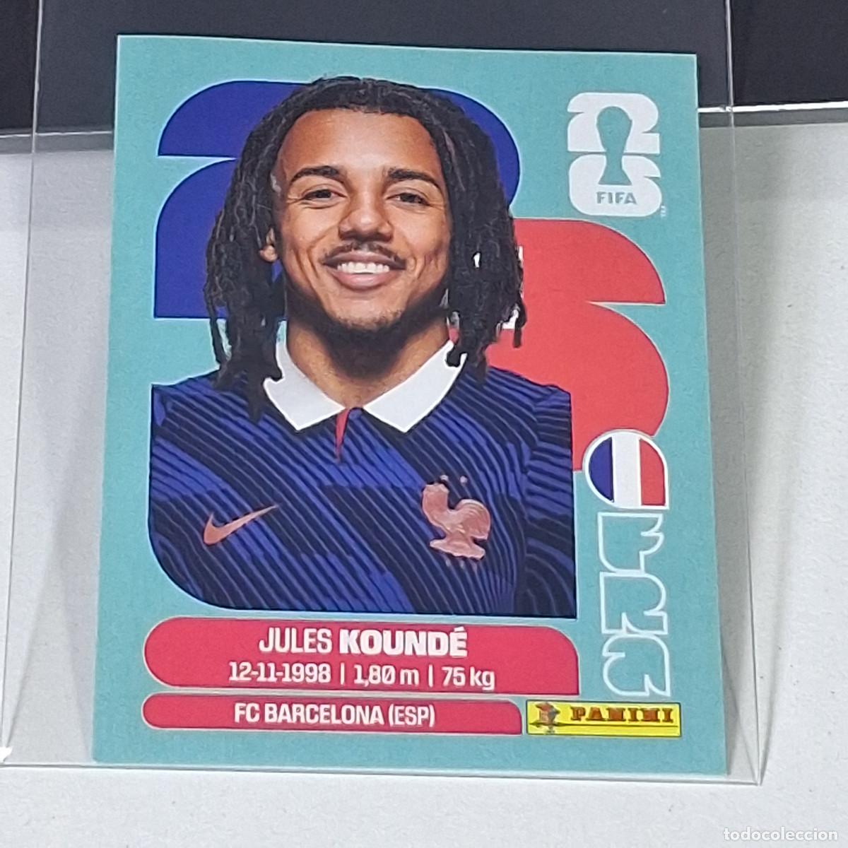 Cromos de f&uacute;tbol: B59 FRA5 FRA 5 JULES KOUND&Eacute; FRANCIA FRANCE FRA MUNDIAL FIFA WORLD CUP 2026 STICKER PANINI
