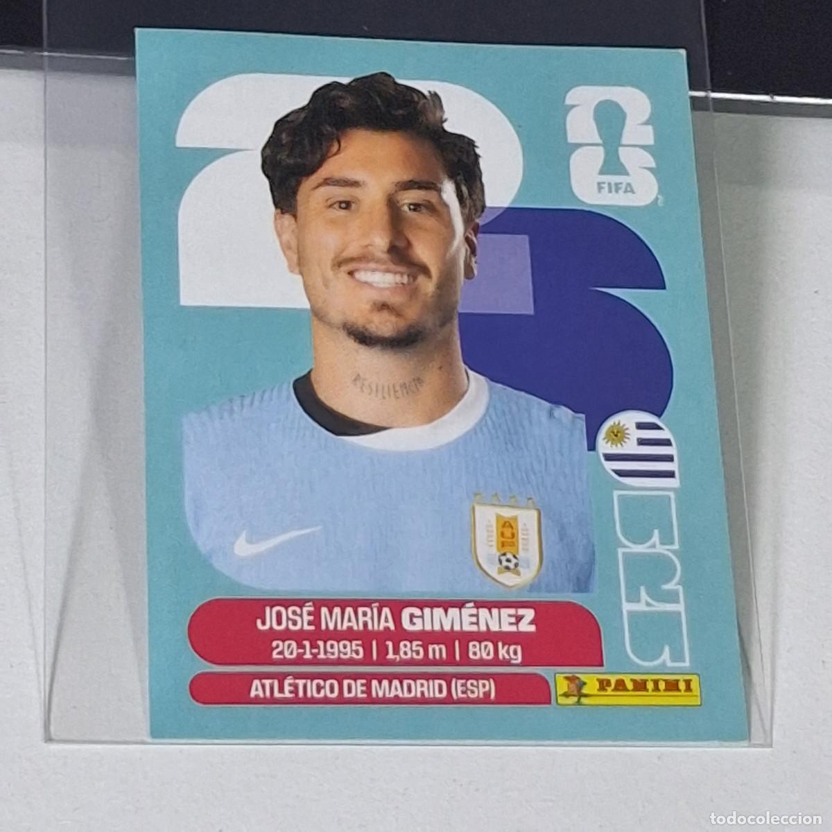 Cromos de Futebol: B59 URU5 JOS&Eacute; MAR&Iacute;A GIM&Eacute;NEZ 5 URUGUAY URU MUNDIAL FIFA WORLD CUP 2026 STICKER PANINI