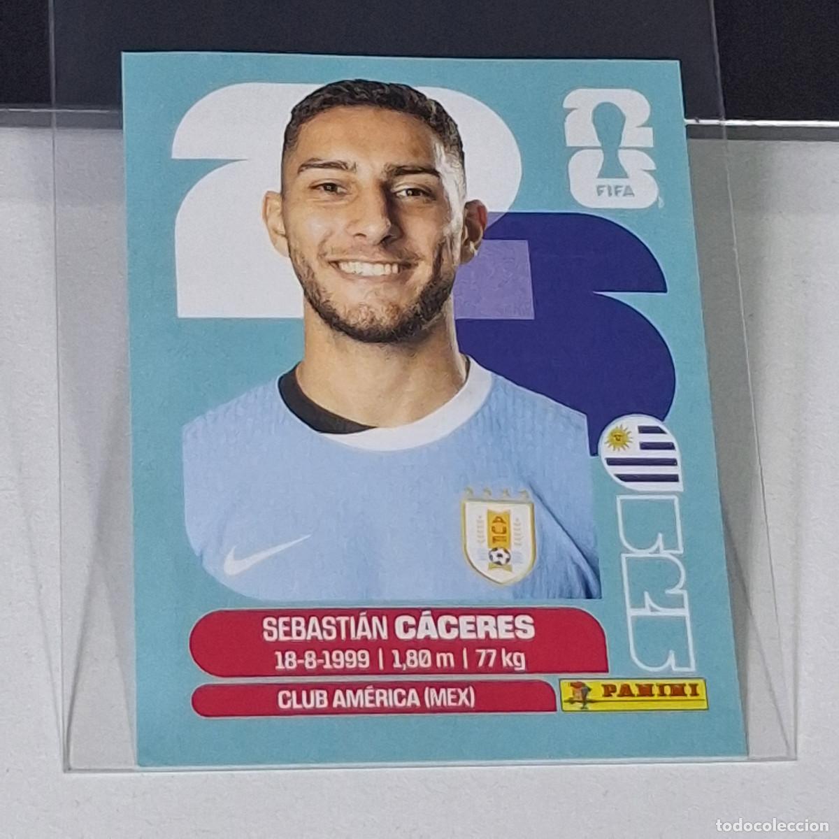 Cromos de Futebol: B59 URU6 SEBASTI&Aacute;N C&Aacute;CERES 6 URUGUAY URU MUNDIAL FIFA WORLD CUP 2026 STICKER PANINI