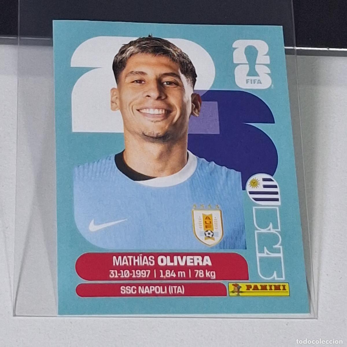 Cromos de Futebol: B59 URU7 MATHIAS OLIVERA 7 URUGUAY URU MUNDIAL FIFA WORLD CUP 2026 STICKER PANINI