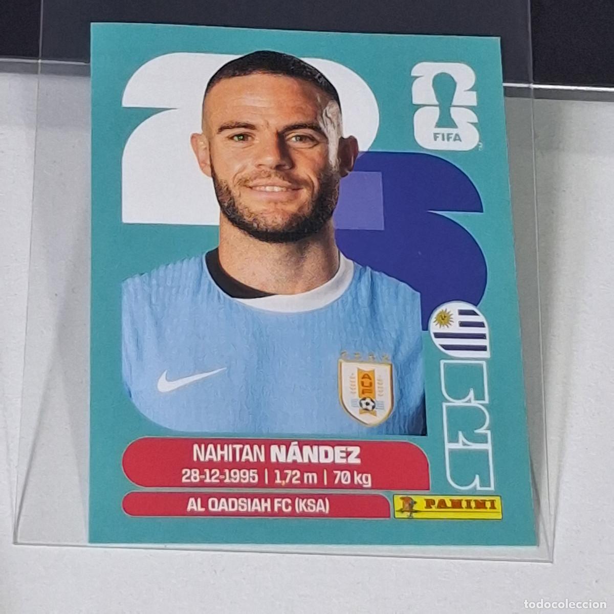 Cromos de Futebol: B59 URU9 NAHIT&Aacute;N N&Aacute;NDEZ 9 URUGUAY URU MUNDIAL FIFA WORLD CUP 2026 STICKER PANINI