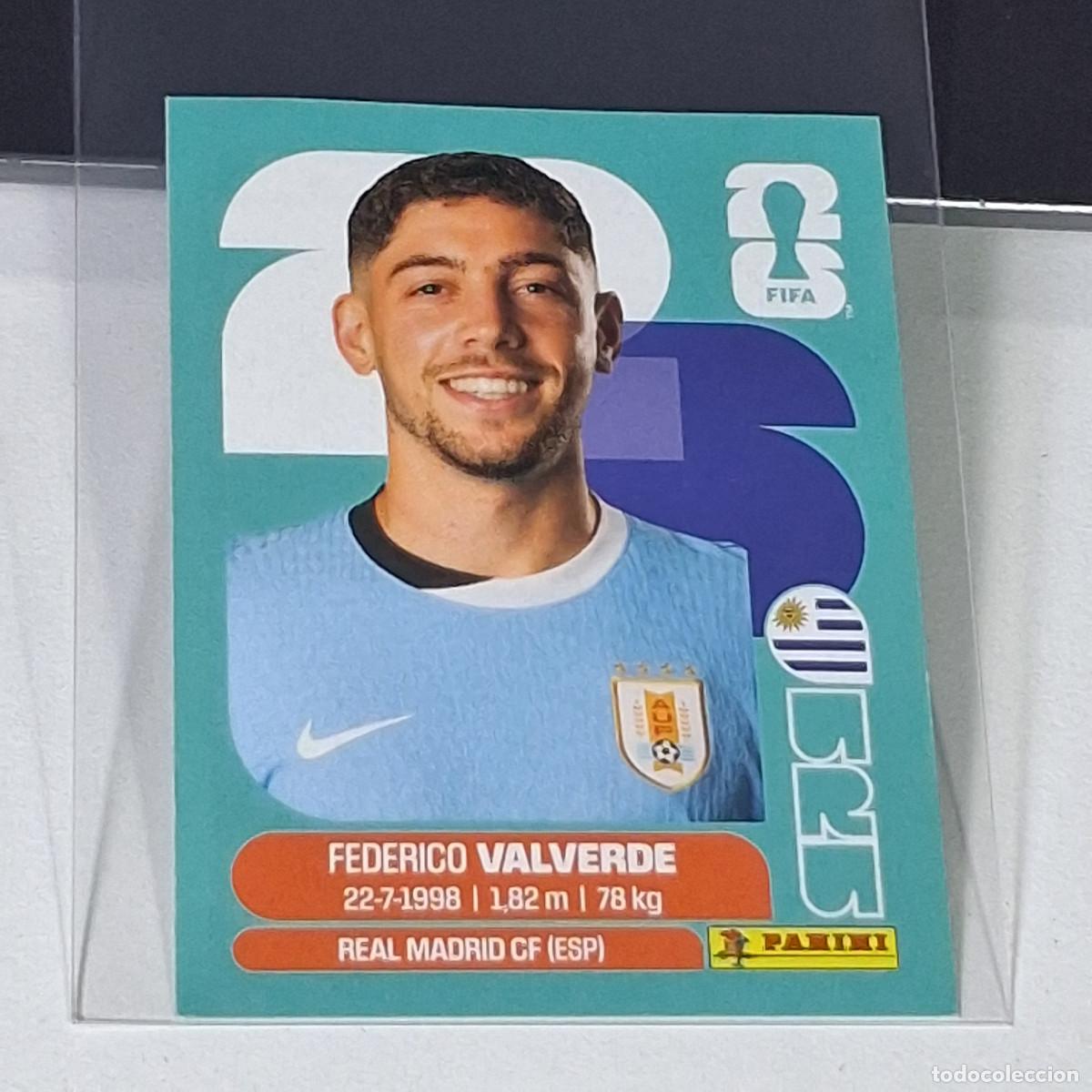 Cromos de Futebol: B59 URU 10 URU10 FEDE FEDERICO VALVERDE URUGUAY URU MUNDIAL FIFA WORLD CUP 2026 STICKER PANINI