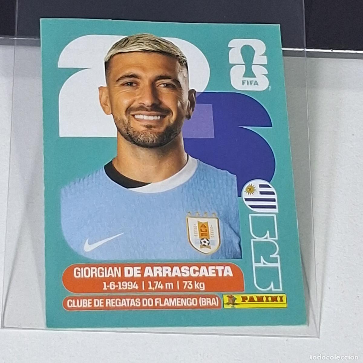 Cromos de Futebol: B59 URU 11 URU11 GIORGIAN ARRASCAETA URUGUAY MUNDIAL FIFA WORLD CUP 2026 STICKER PANININI