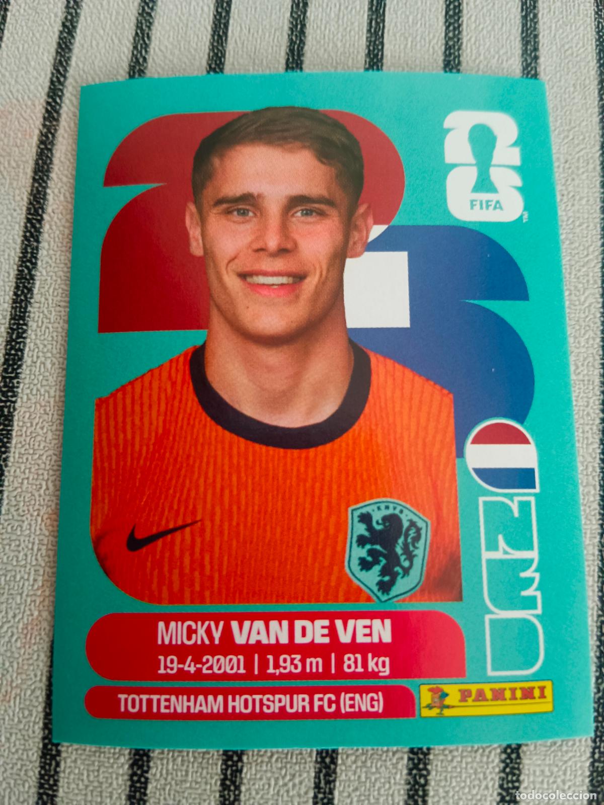 Cromos de f&uacute;tbol: MUNDIAL 2026 ESTADOS UNIDOS USA MEXICO MEJICO CANADA NED 4 NED4 MICKY VAN DE VEN HOLANDA FIFA