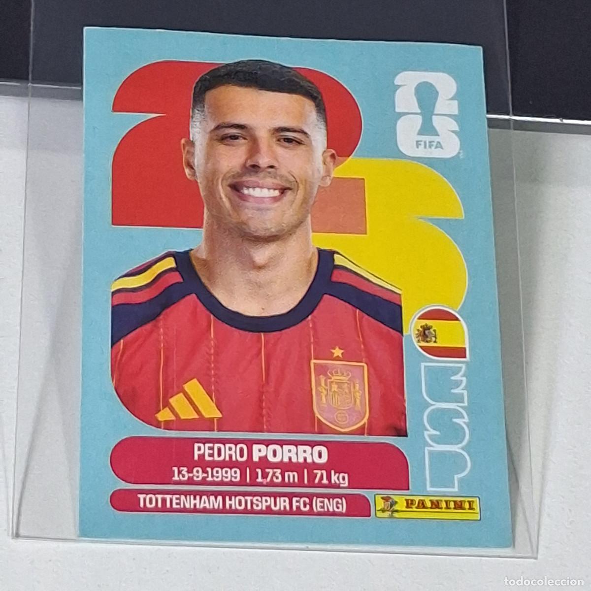 Cromos de f&uacute;tbol: B59 ESP6 ESP 6 PEDRO PORRO ESPA&Ntilde;A SPAIN ESP MUNDIAL FIFA WORLD CUP 2026 STICKER PANINI
