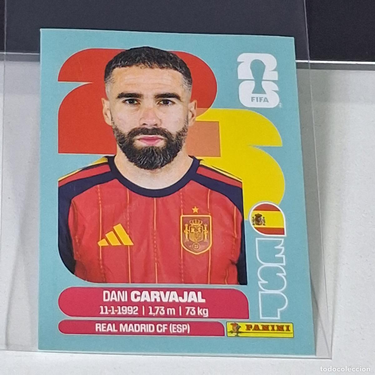 Cromos de f&uacute;tbol: B59 ESP 7 ESP7 DANI CARVAJAL ESPA&Ntilde;A SPAIN MUNDIAL FIFA WORLD CUP 2026 STICKER PANINI
