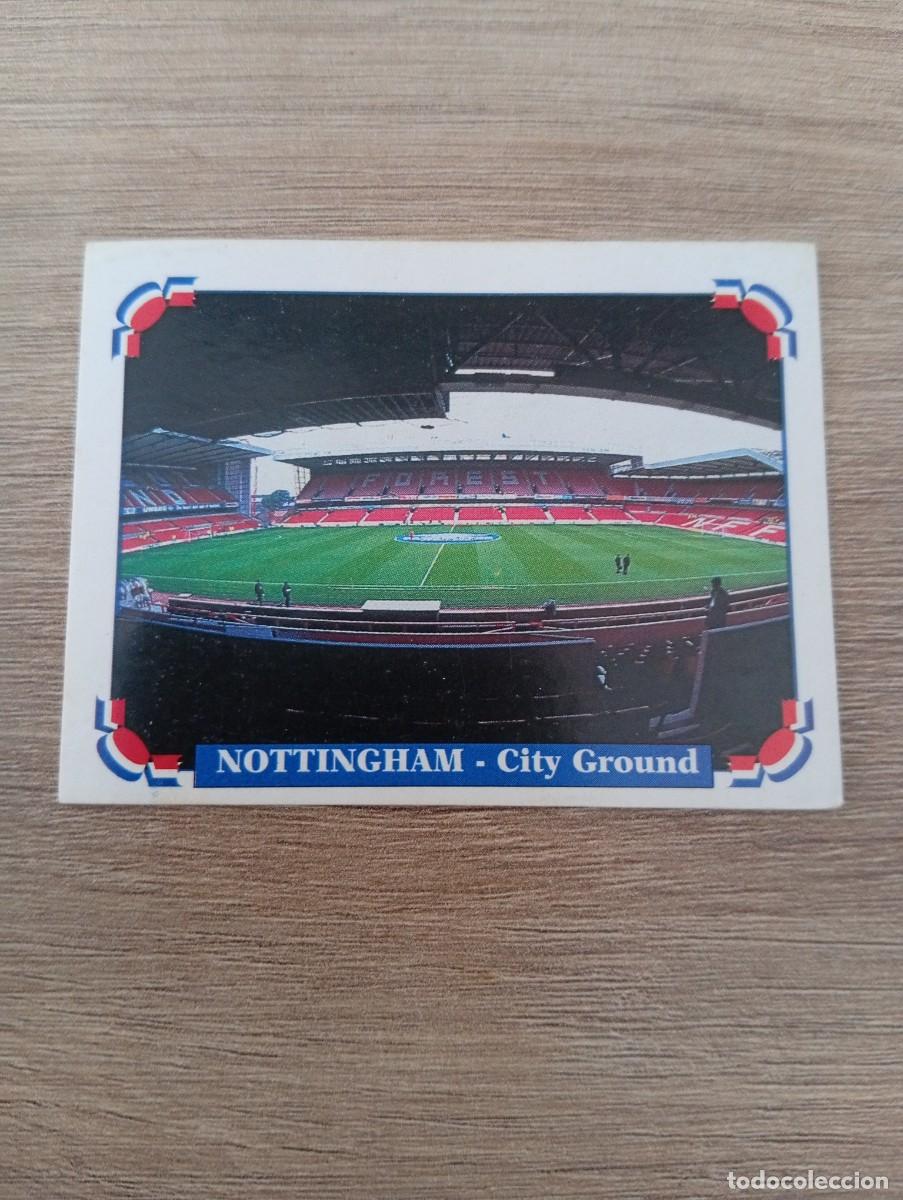 Cromos de f&uacute;tbol: NOTTINGHAM ESTADIO CITY GROUND 34 EURO EUROCOPA 1996 96 PANINI NUNCA PEGADO