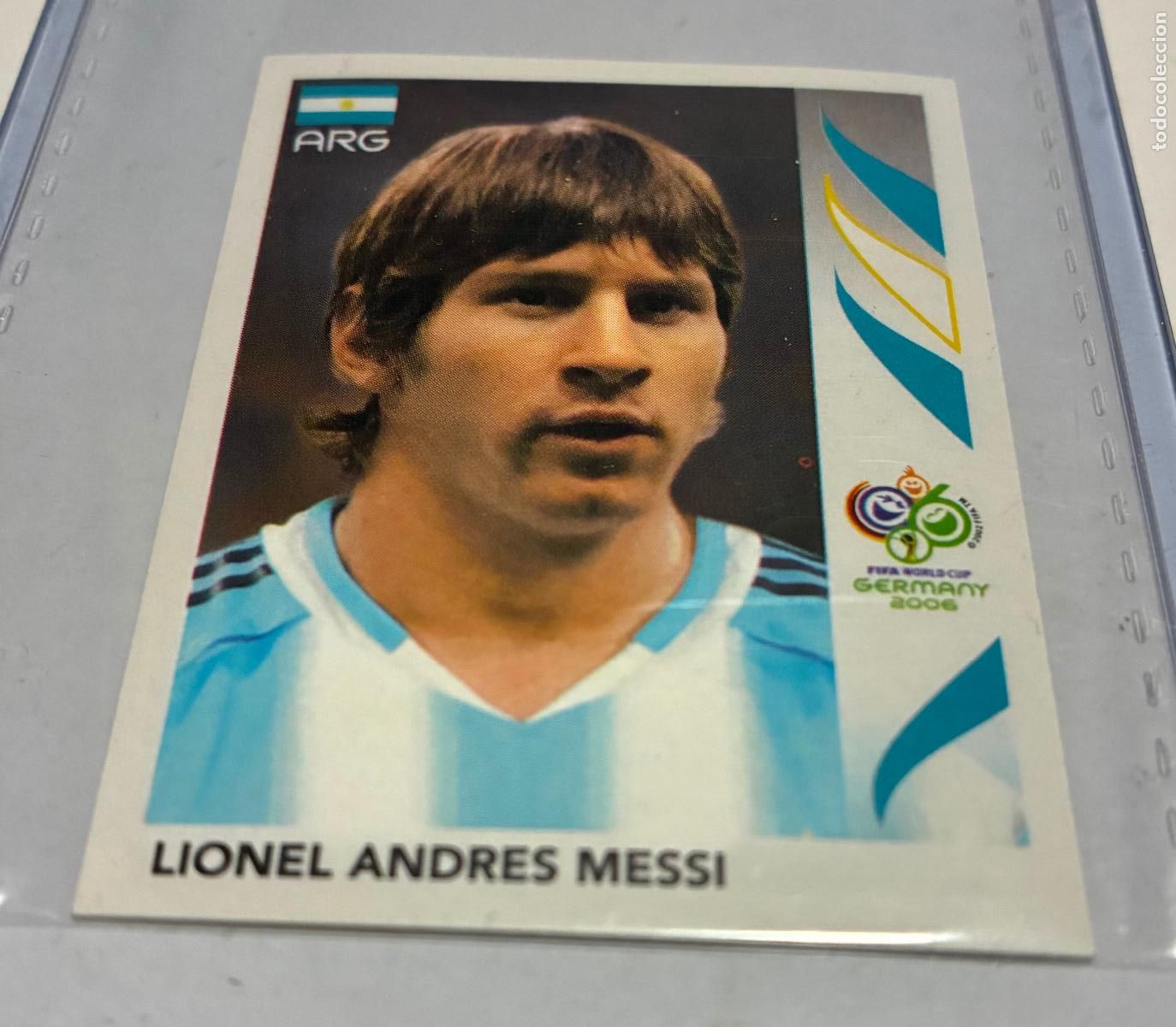 Cromos de f&uacute;tbol: MESSI ROOKIE MUNDIAL 2006 ALEMANIA LEER IMPORTANTE