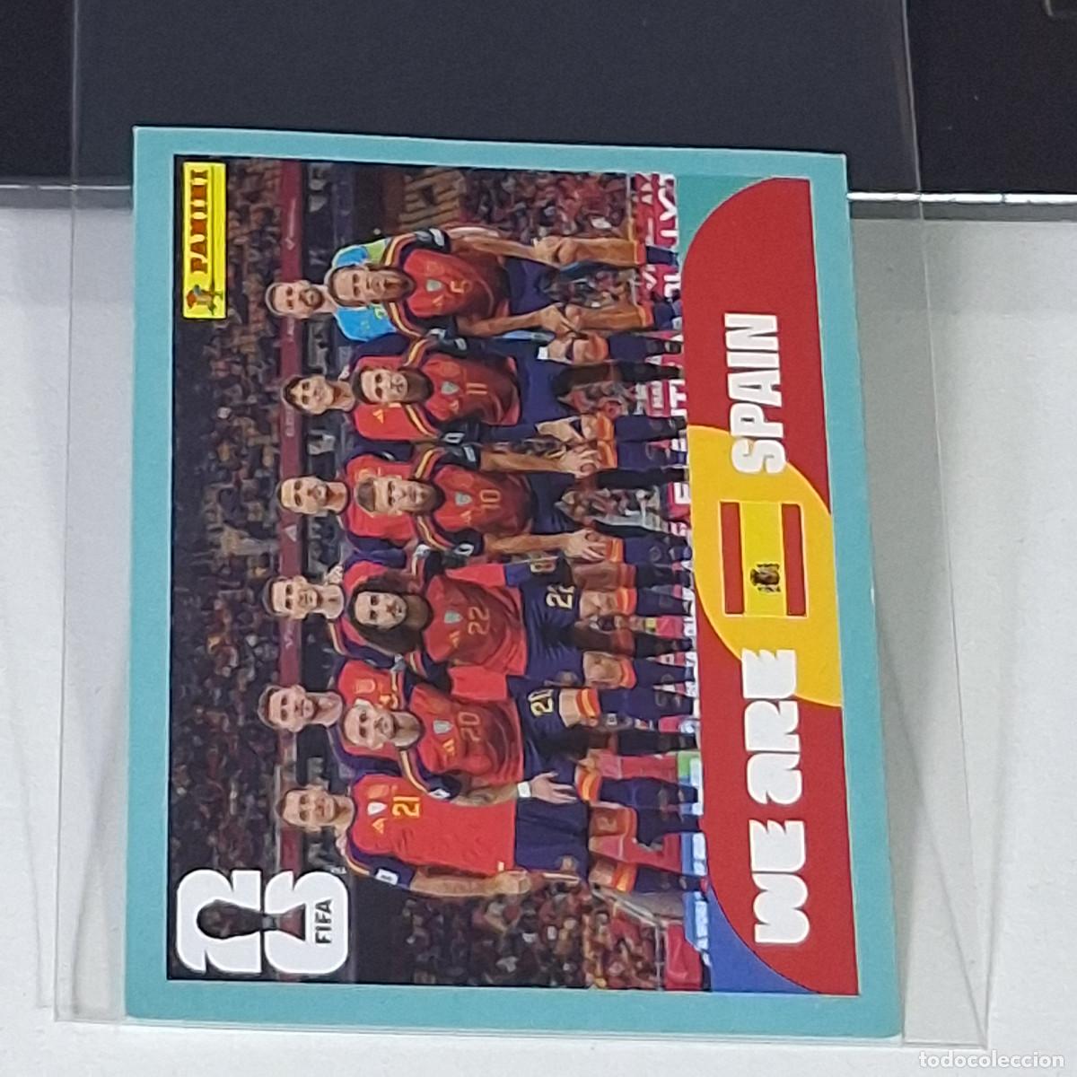 Cromos de f&uacute;tbol: B59 ESP13 TEAM PHOTO EQUIPO 13 ESPA&Ntilde;A ESP SPAIN MUNDIAL FIFA WORLD CUP 2026 STICKER PANINI