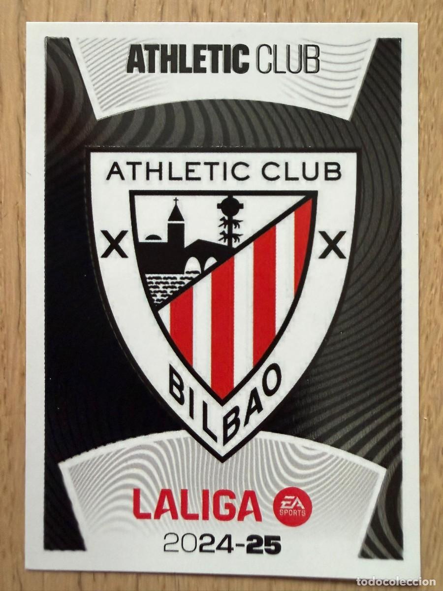 Cromos de f&uacute;tbol: 1 ESCUDO ATHLETIC BILBAO 24 25 2024 2025 LIGA EA SPORTS COLECCIONES ESTE SIN PEGAR STICKER
