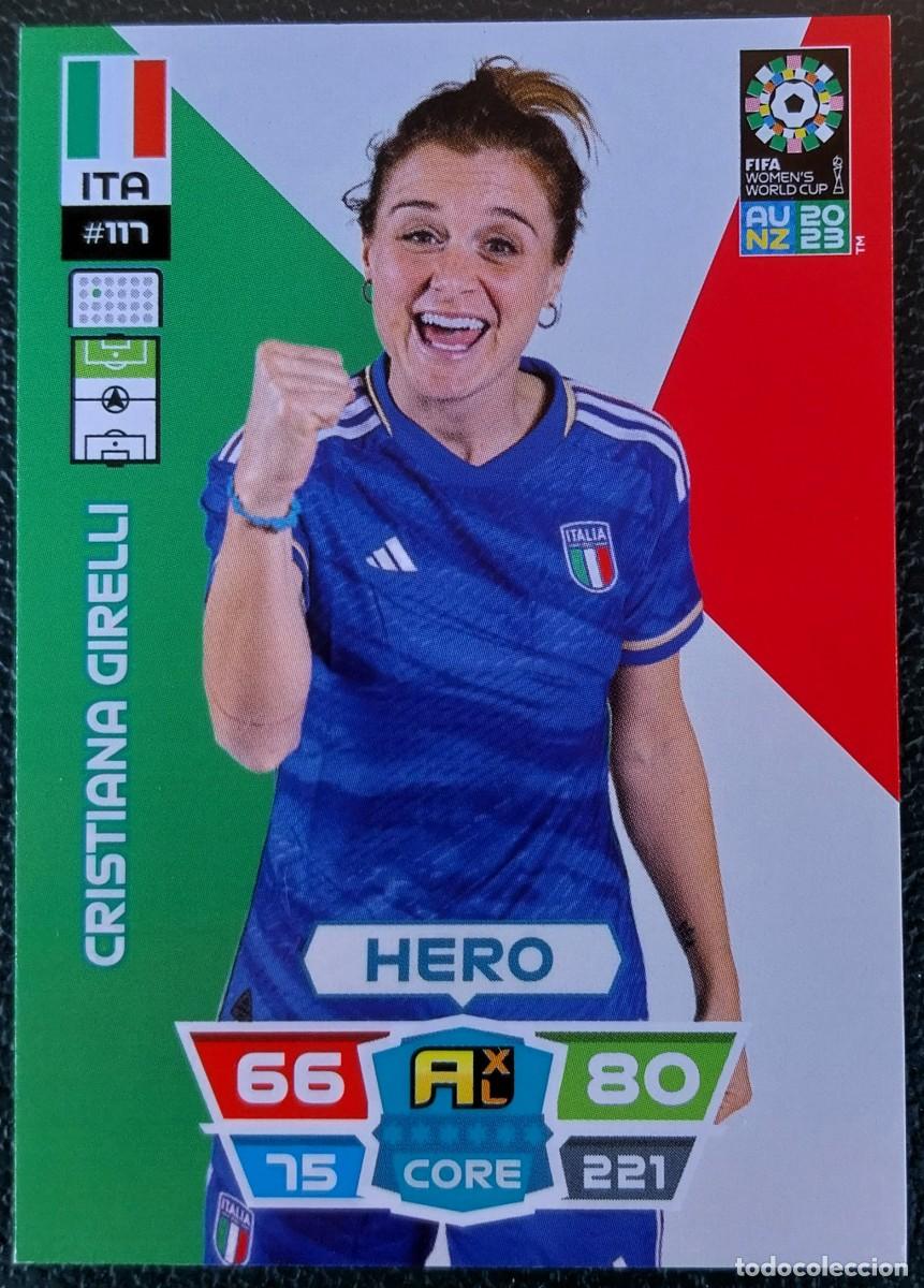 Cromos de Futebol: 117 CRISTIANA GIRELLI ITALIA FICHAS ALBUM ADRENALYN FEMENINO MUNDIAL WOMEN'S WORLD AU NZ 2023