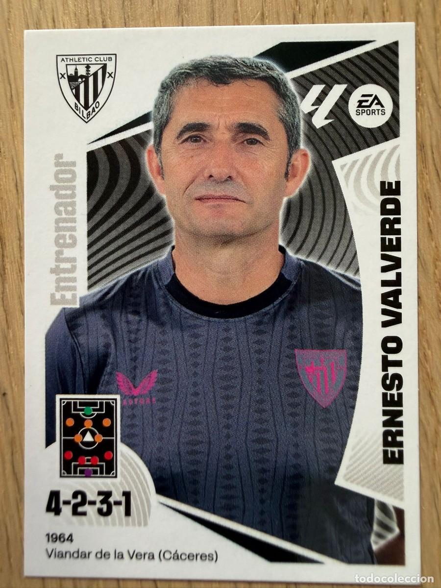 Cromos de Futebol: 2 VALVERDE ENTRENADOR ATHLETIC BILBAO 24 25 2024 2025 LIGA EA SPORTS COLECCIONES ESTE SIN PEGAR