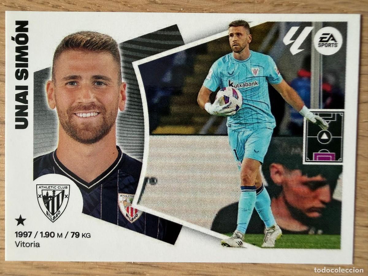Cromos de Futebol: 3 UNAI SIMON ATHLETIC BILBAO 24 25 2024 2025 LIGA EA SPORTS COLECCIONES ESTE SIN PEGAR STICKER