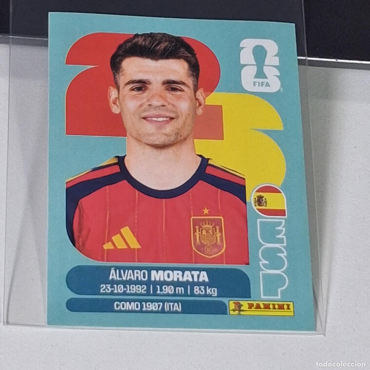 Cromos de Futebol: B59 ESP19 &Aacute;LVARO MORATA 19 ESPA&Ntilde;A ESP SPAIN MUNDIAL FIFA WORLD CUP 2026 STICKER PANINI