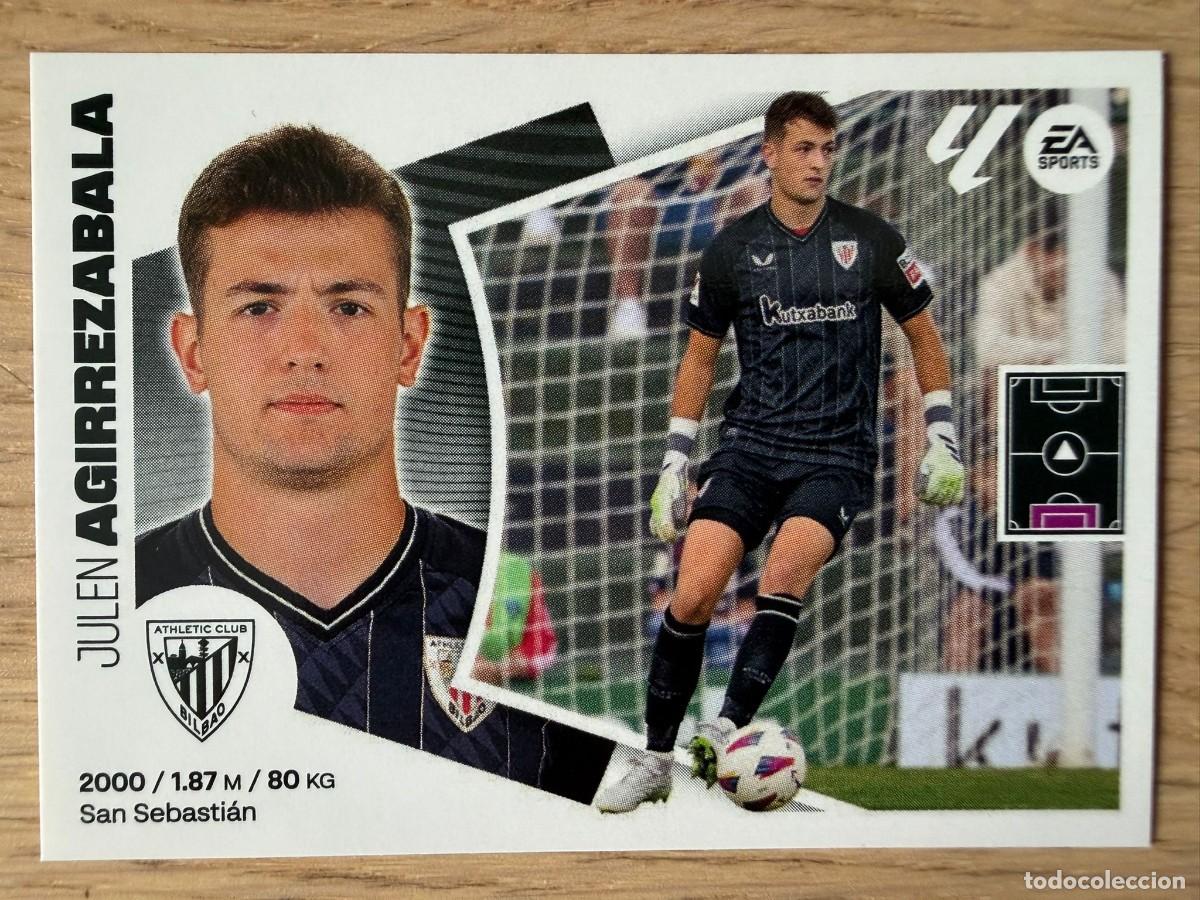 Cromos de Futebol: 4 AGIRREZABALA ATHLETIC BILBAO 24 25 2024 2025 LIGA EA SPORTS COLECCIONES ESTE SIN PEGAR STICKER