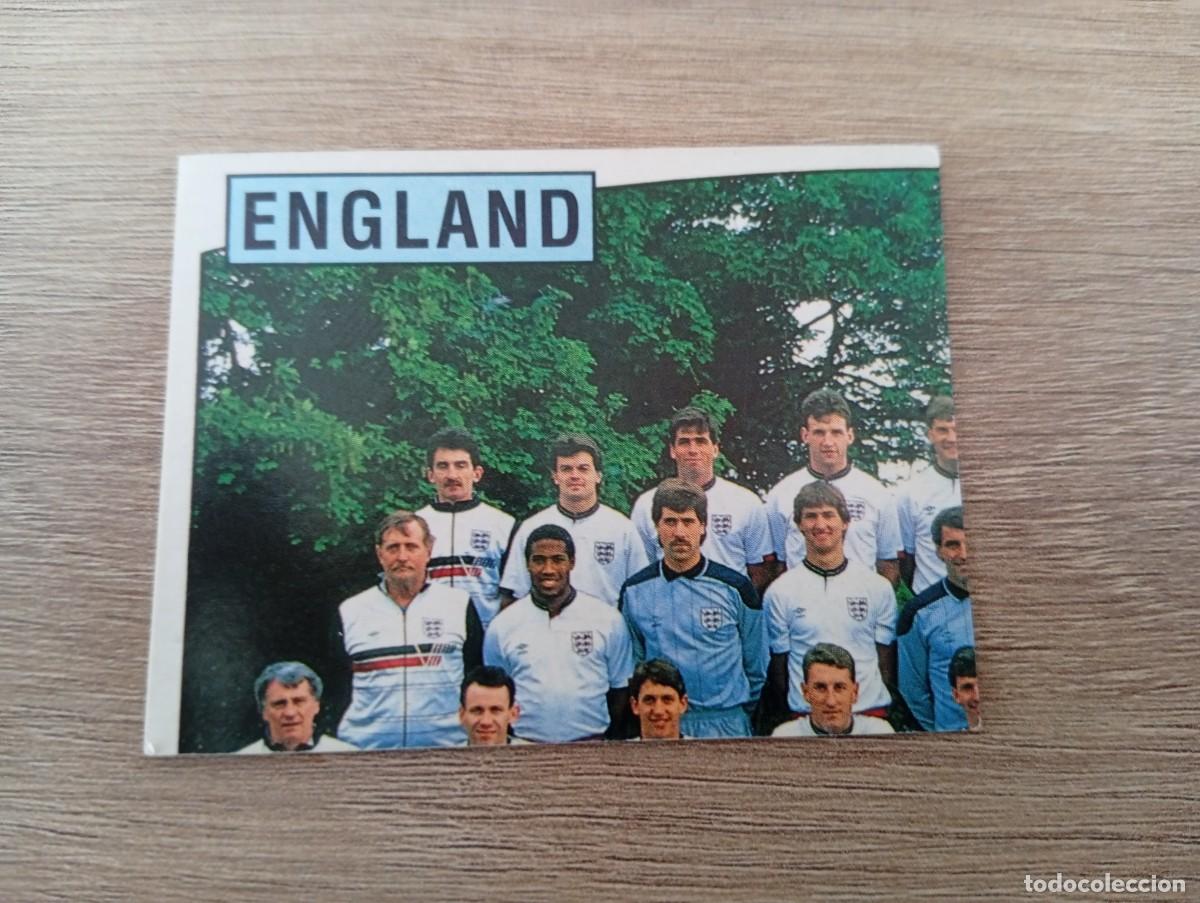 Cromos de Futebol: ALINEACION INGLATERRA 153 EUROCOPA EURO 1988 88 ALEMANIA NUNCA PEGADO SIN PEGAR