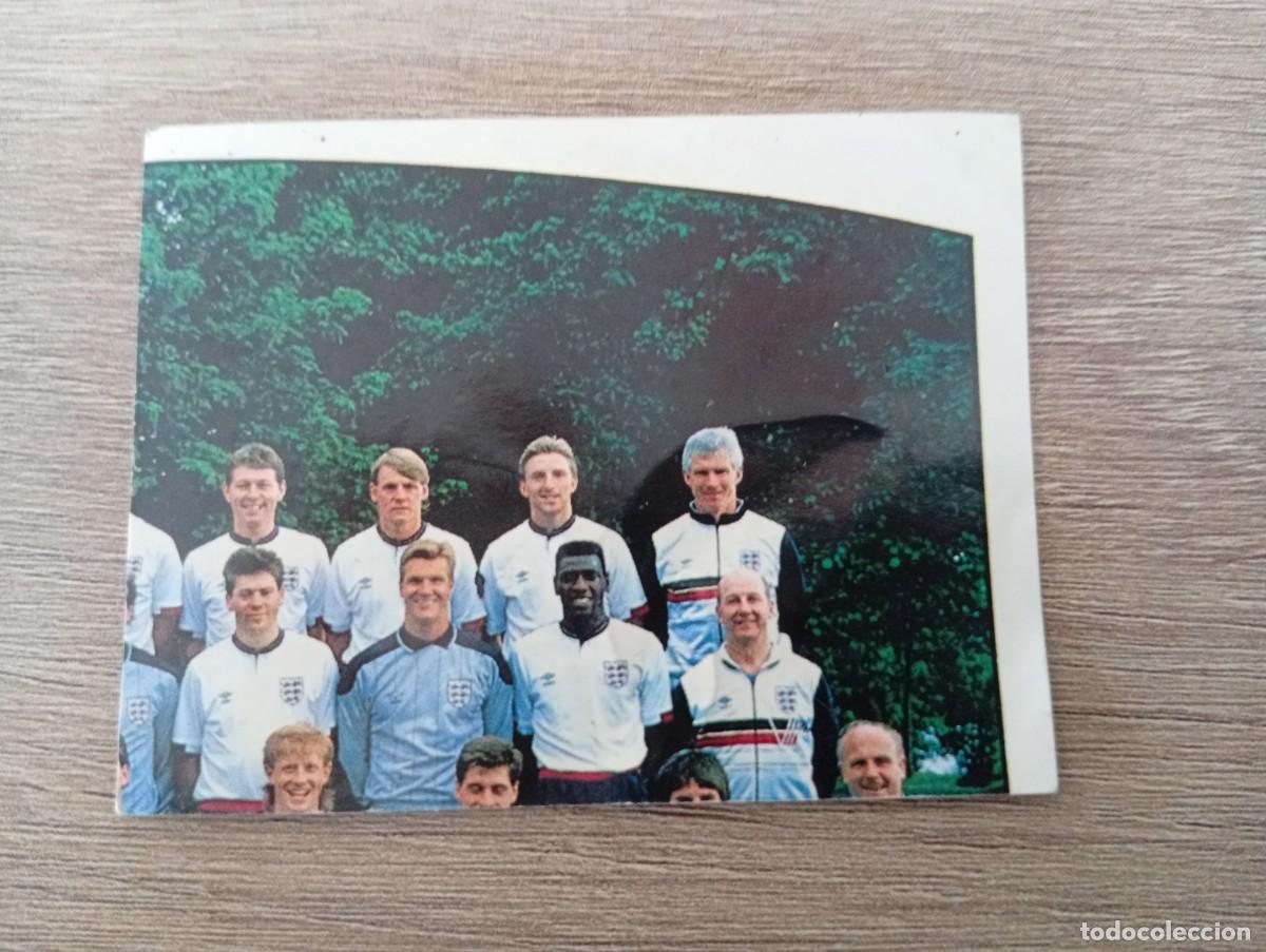 Figurine di Calcio: ALINEACION INGLATERRA 154 EUROCOPA EURO 1988 88 ALEMANIA NUNCA PEGADO SIN PEGAR