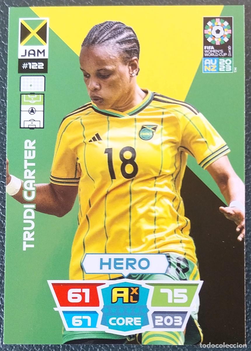 Cromos de Futebol: 122 TRUDI CARTER JAMAICA FICHAS ALBUM ADRENALYN FEMENINO MUNDIAL WOMEN'S WORLD AU NZ 2023