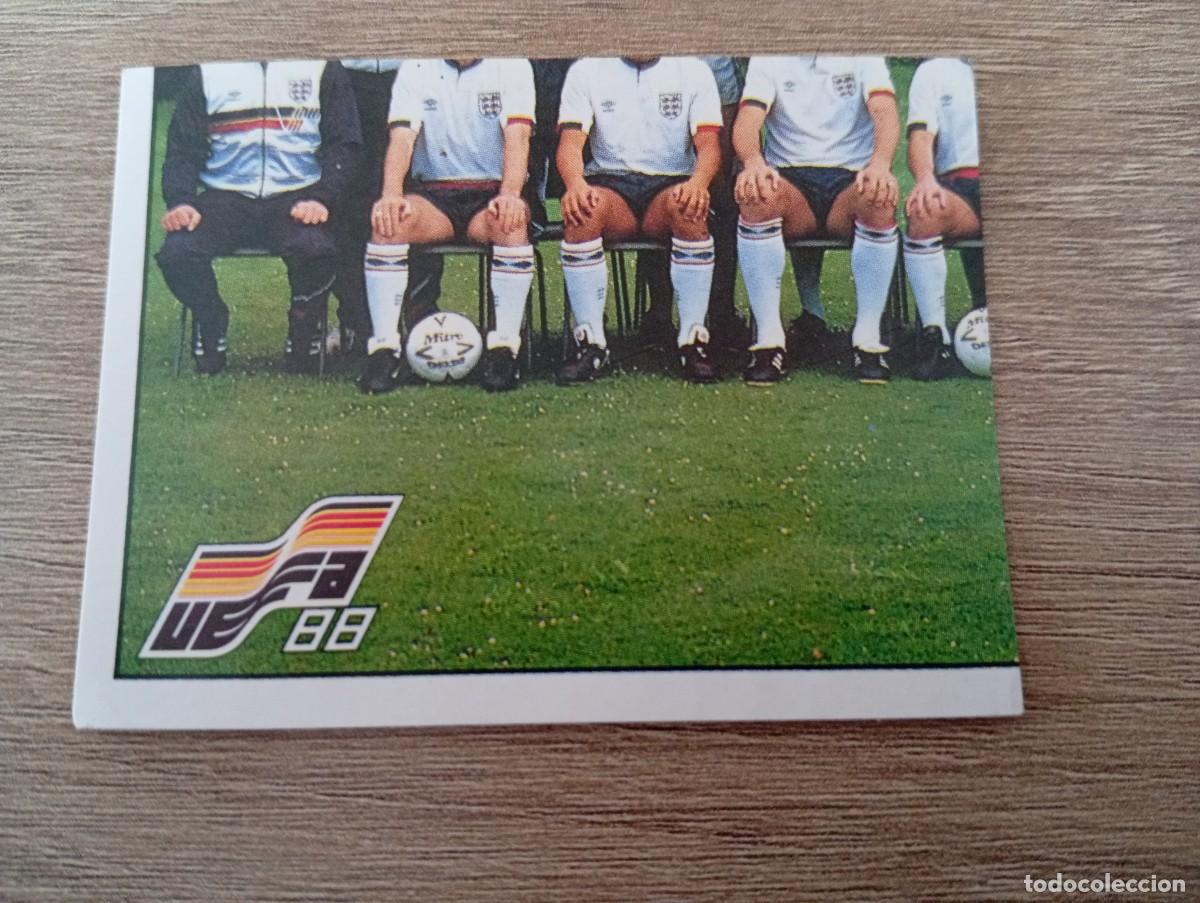 Cromos de Futebol: ALINEACION INGLATERRA 155 EUROCOPA EURO 1988 88 ALEMANIA NUNCA PEGADO SIN PEGAR