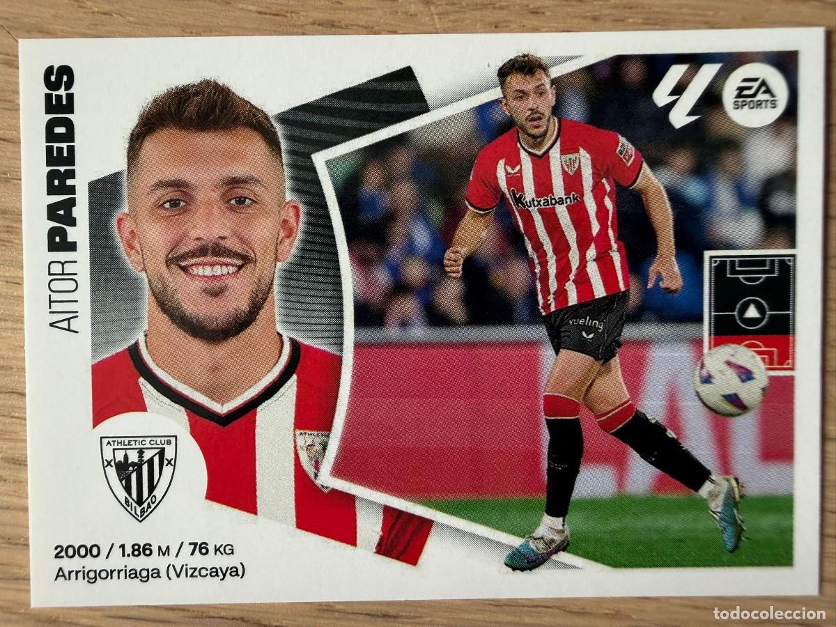 Figurine di Calcio: 8 PAREDES ATHLETIC BILBAO 24 25 2024 2025 LIGA EA SPORTS COLECCIONES ESTE SIN PEGAR STICKER