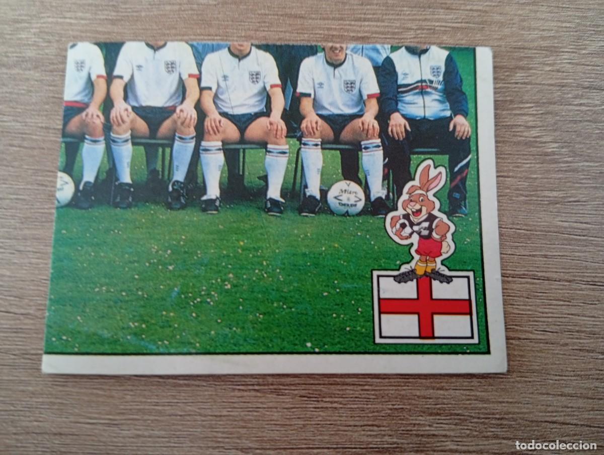Figurine di Calcio: ALINEACION INGLATERRA 156 EUROCOPA EURO 1988 88 ALEMANIA NUNCA PEGADO SIN PEGAR