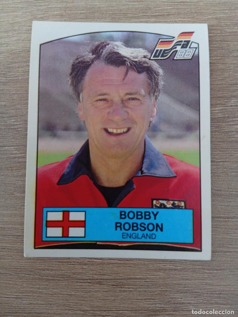Cromos de f&uacute;tbol: BOBBY ROBSON 159 INGLATERRA EUROCOPA EURO 1988 88 ALEMANIA NUNCA PEGADO SIN PEGAR