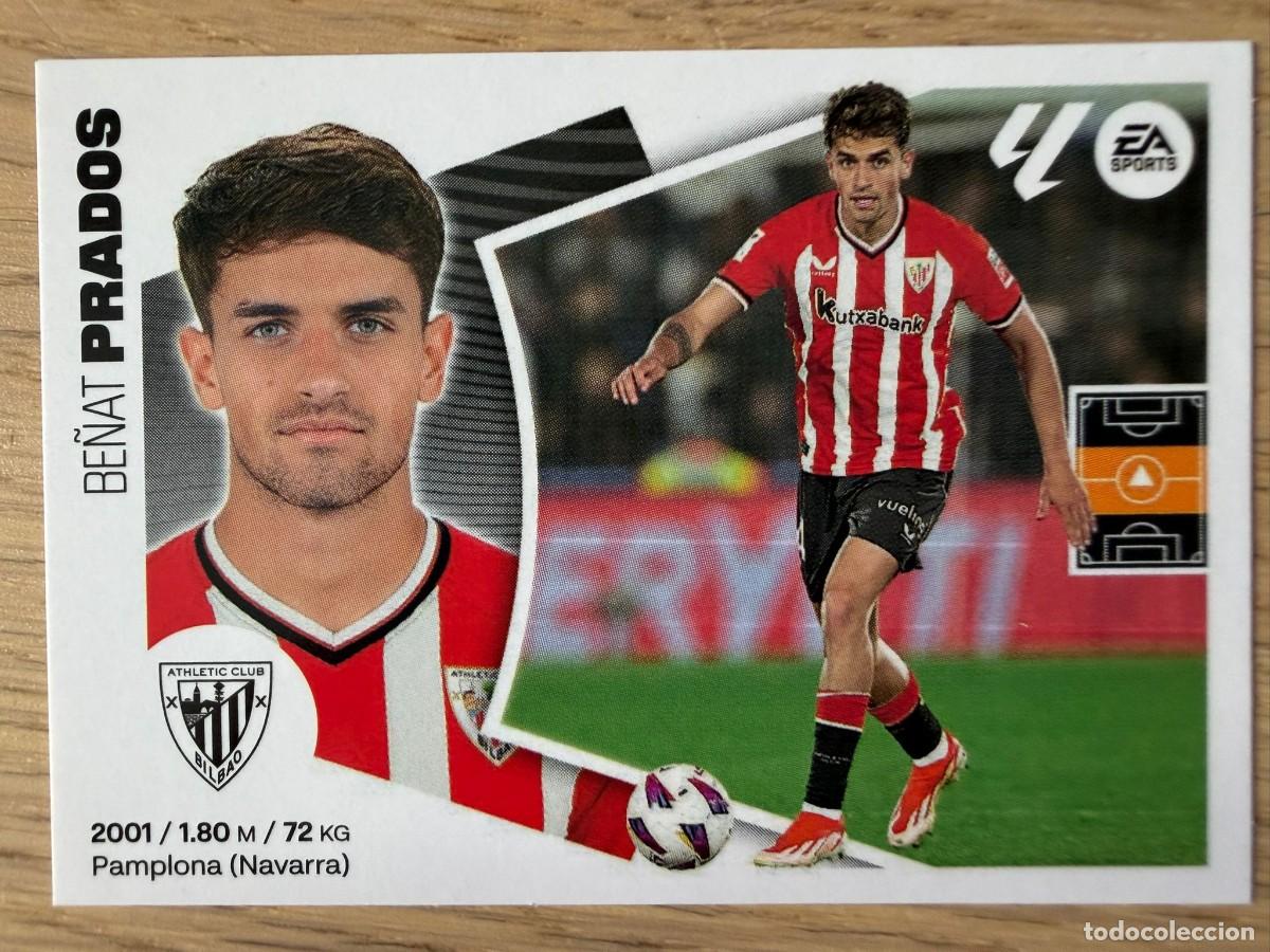 Cromos de f&uacute;tbol: 12 PRADOS ATHLETIC BILBAO 24 25 2024 2025 LIGA EA SPORTS COLECCIONES ESTE SIN PEGAR STICKER