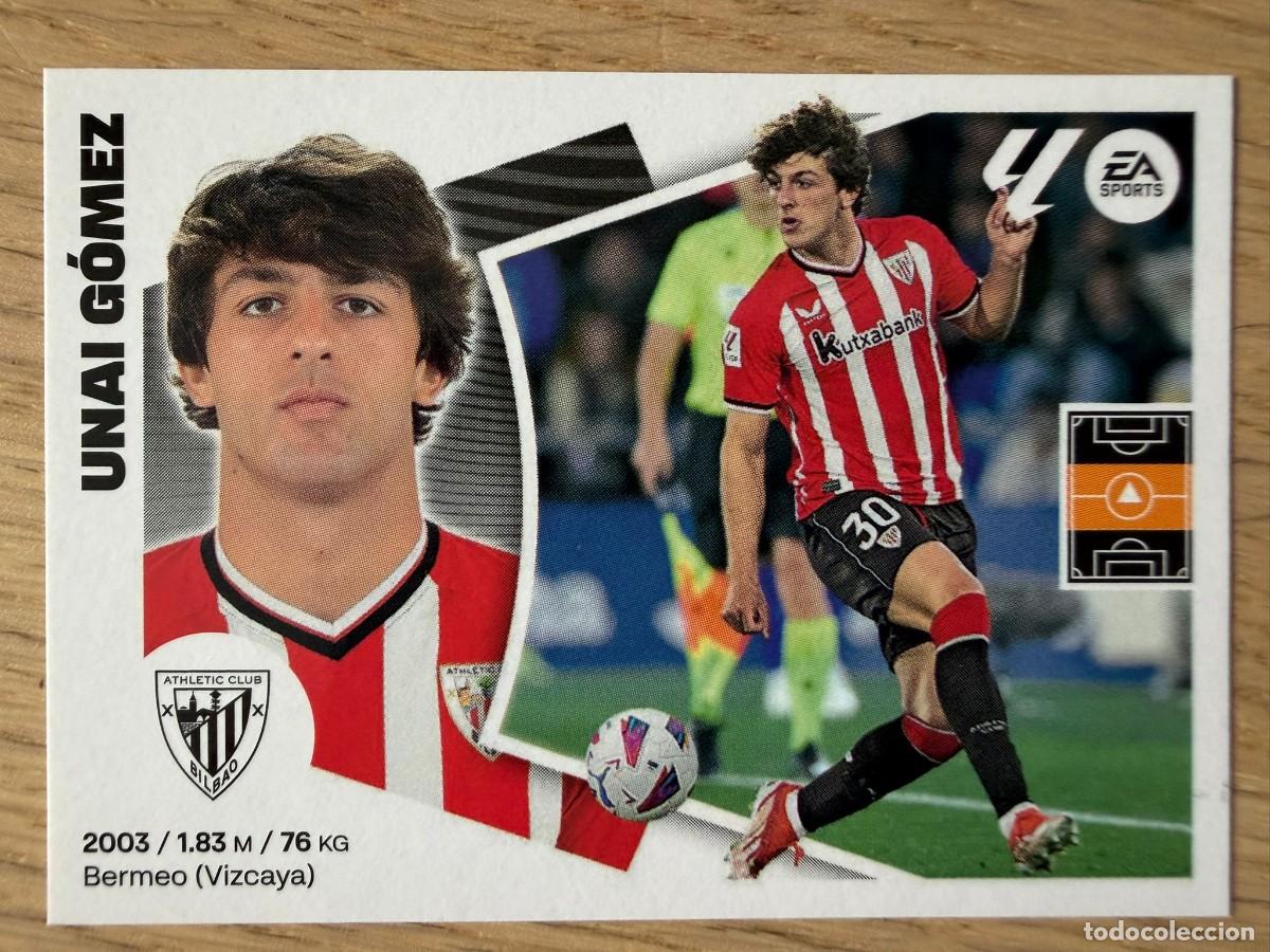 Cromos de f&uacute;tbol: 13 UNAI GOMEZ ATHLETIC BILBAO 24 25 2024 2025 LIGA EA SPORTS COLECCIONES ESTE SIN PEGAR STICKER