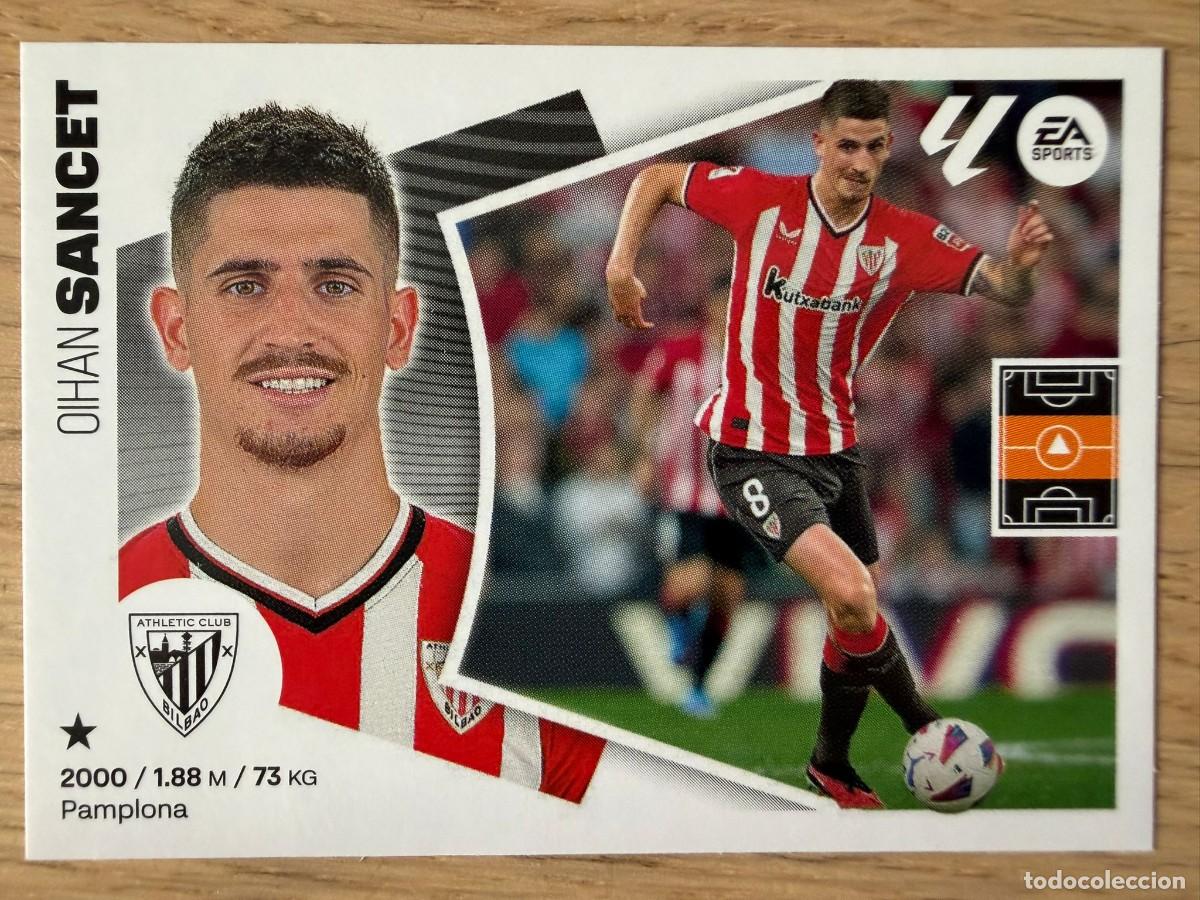 Cromos de f&uacute;tbol: 14 SANCET ATHLETIC BILBAO 24 25 2024 2025 LIGA EA SPORTS COLECCIONES ESTE SIN PEGAR STICKER