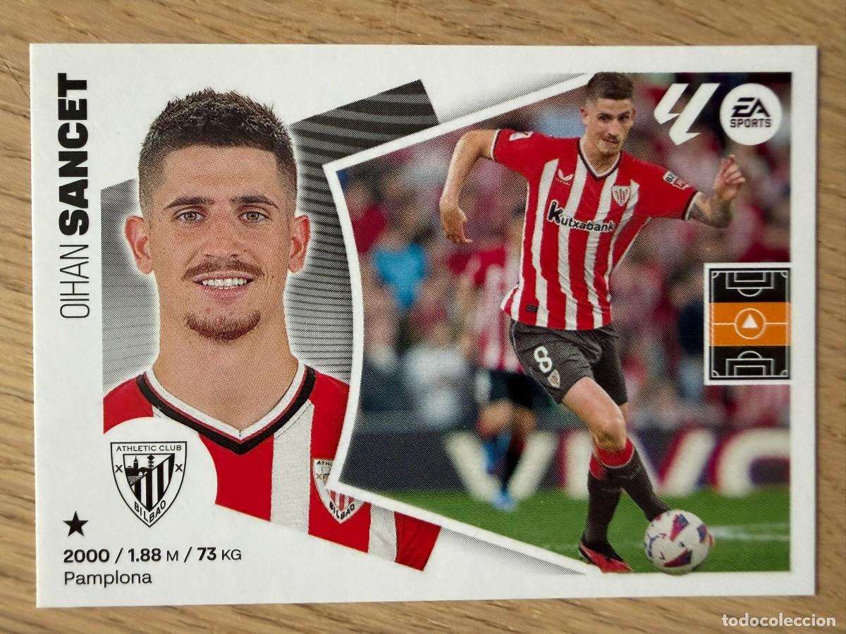 Cromos de f&uacute;tbol: 14 SANCET ATHLETIC BILBAO 24 25 2024 2025 LIGA EA SPORTS COLECCIONES ESTE SIN PEGAR STICKER