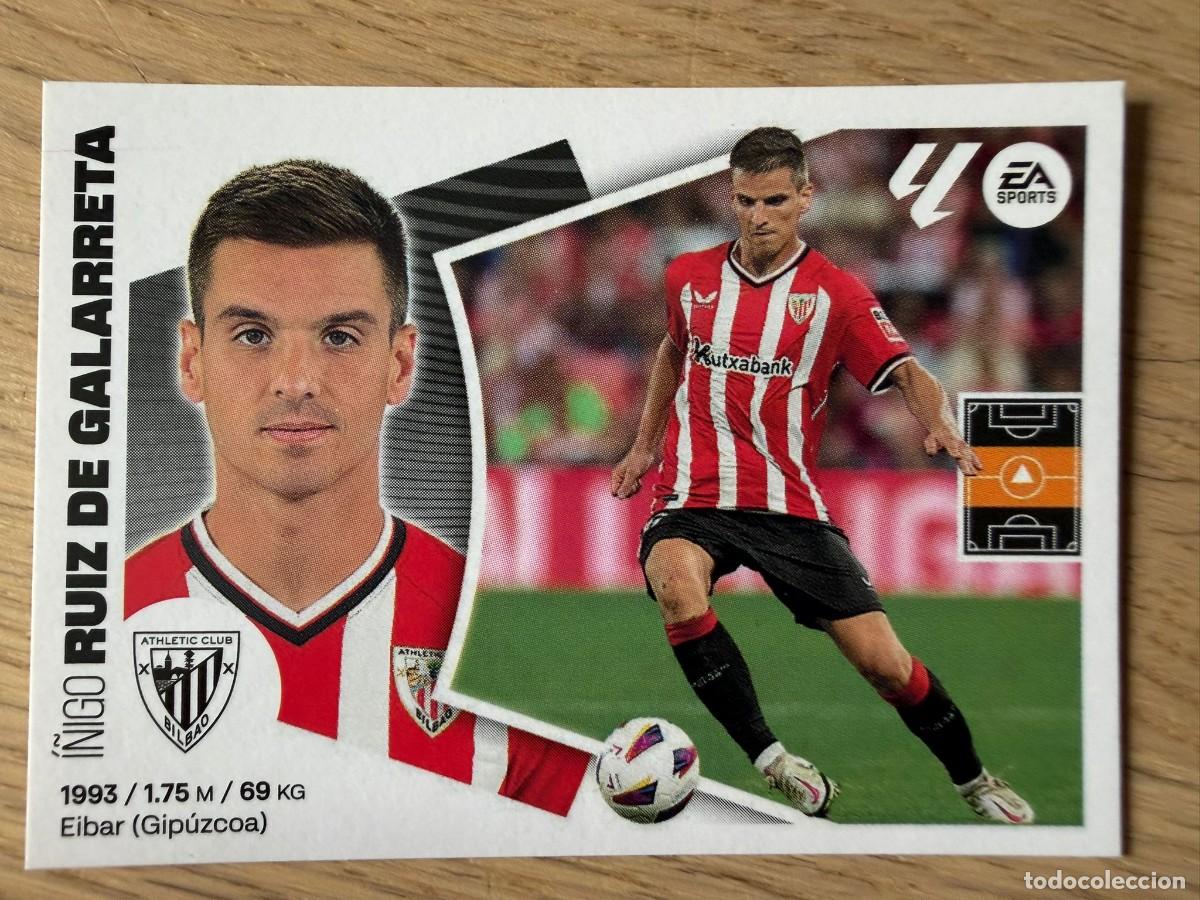 Cromos de f&uacute;tbol: 15 RUIZ DE GALARRETA ATHLETIC BILBAO 24 25 2024 2025 LIGA EA SPORTS COLECCIONES ESTE SIN PEGAR