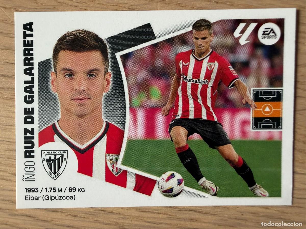 Cromos de f&uacute;tbol: 15 RUIZ DE GALARRETA ATHLETIC BILBAO 24 25 2024 2025 LIGA EA SPORTS COLECCIONES ESTE SIN PEGAR