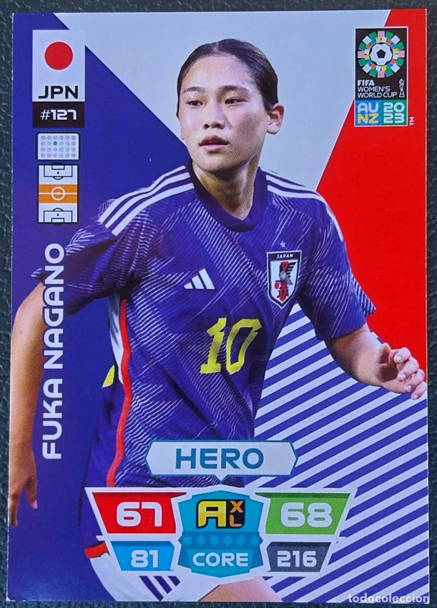 Cromos de f&uacute;tbol: 127 FUKA NAGANO JAPON FICHAS ALBUM ADRENALYN FEMENINO MUNDIAL WOMEN'S WORLD AU NZ 2023