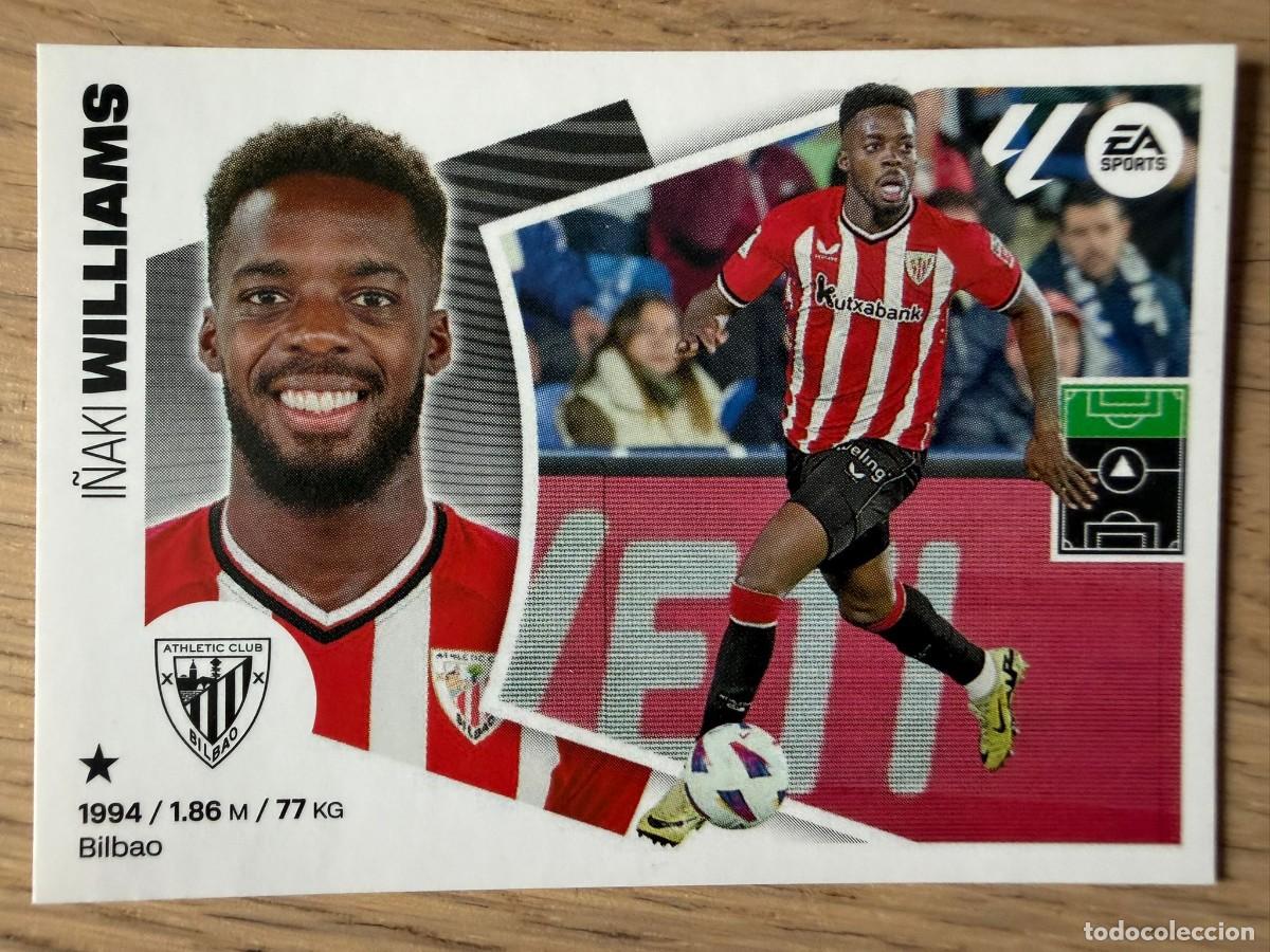 Cromos de f&uacute;tbol: 19 I&Ntilde;AKI WILLIAMS ATHLETIC BILBAO 24 25 2024 2025 LIGA EA SPORTS COLECCIONES ESTE SIN PEGAR STICKER