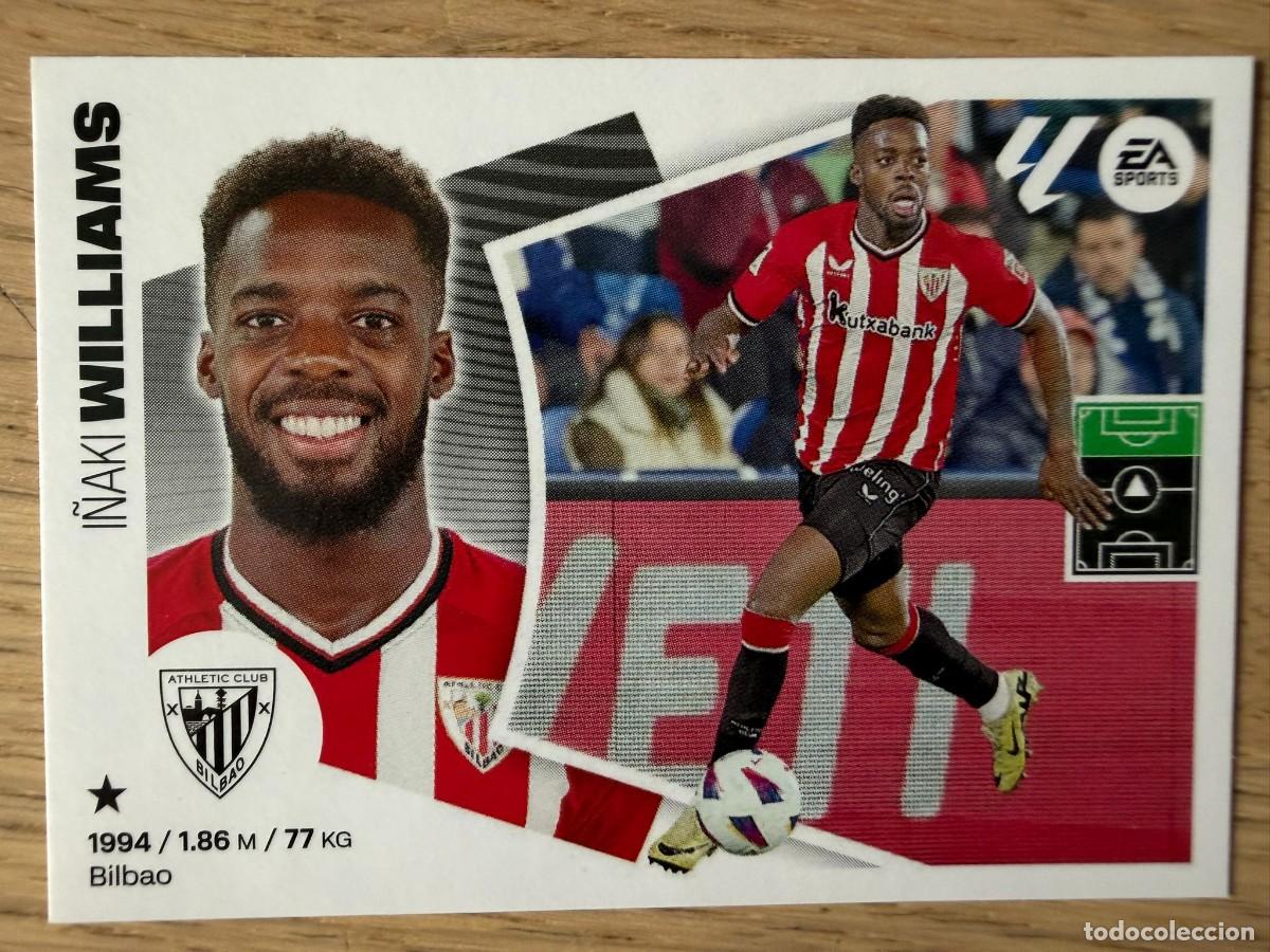 Cromos de f&uacute;tbol: 19 I&Ntilde;AKI WILLIAMS ATHLETIC BILBAO 24 25 2024 2025 LIGA EA SPORTS COLECCIONES ESTE SIN PEGAR STICKER