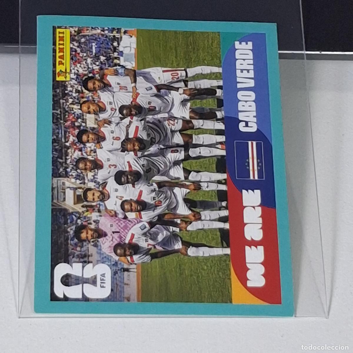 Cromos de f&uacute;tbol: B59 CPV13 TEAM PHOTO EQUIPO 13 CABO VERDE CAPE CPV MUNDIAL FIFA WORLD CUP 2026 STICKER PANINI